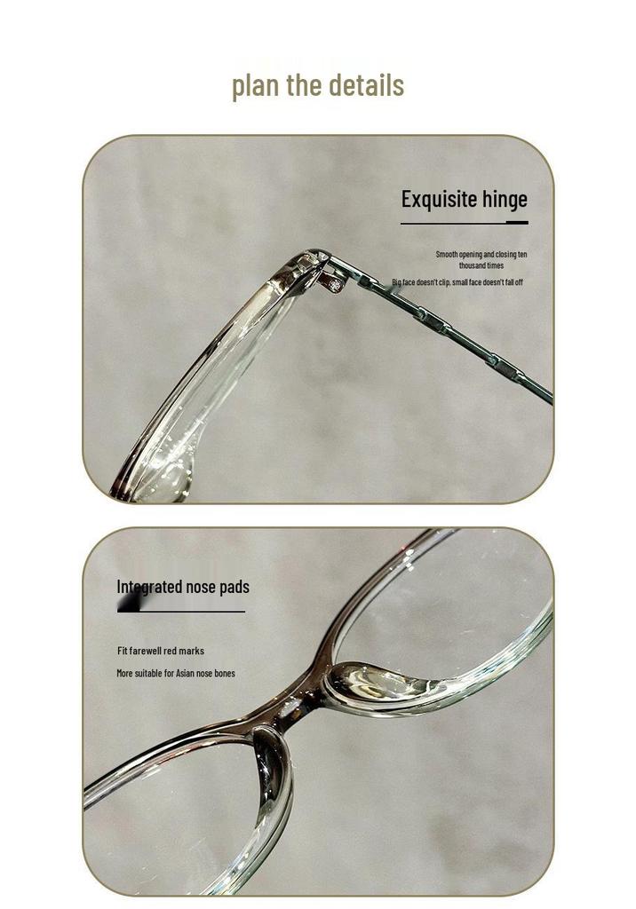 Women’s Trendy Anti-Blue Light Retro Purple Oval Reading Glasses - Face-Slimming, High-Definition, Youthful Look