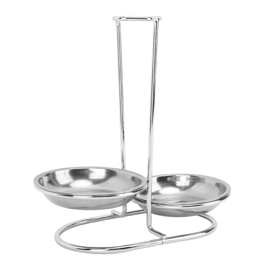 Vertical Soup Ladle Holder Spoon Rest Stainless Steel Easy Access Cooking Utensils Stand for Kitchen Cookware Hot Pot
