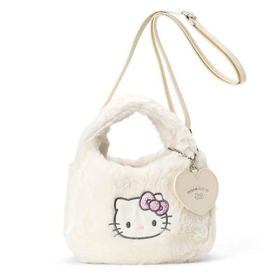 Sanrio Hello Kitty Peluş Çanta 3 ve 264750 Yaşlar İçin 2 Yönlü Charm, Yukarı,