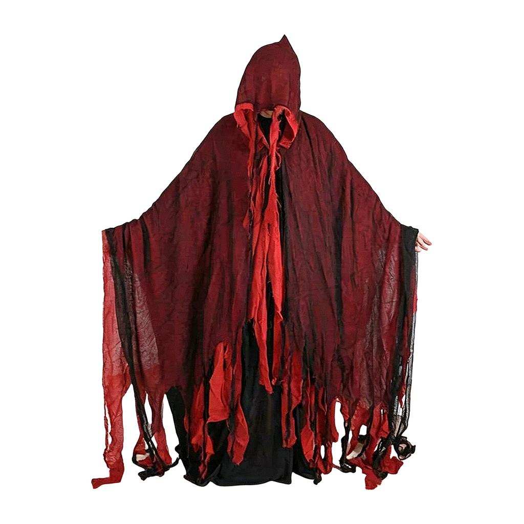 Halloween Witch Cloak Costume for Women, House Cosplay Outfit, One Size