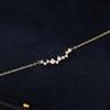Minimalist Curved Necklace for Women, Elegant Smile Pendant Collarbone Chain, Daily Wear Jewelry, Gifts for Her