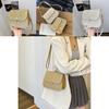 2024 New Fashion Woven Bag Stylish Chain Shoulder Bag For Daily Commuting Beach Bag