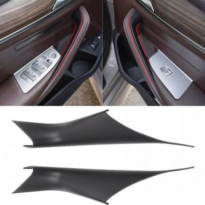 2Pc Black Inner Door Handle Pull Cover For 2018- BMW G30 G31 520 530 540 550