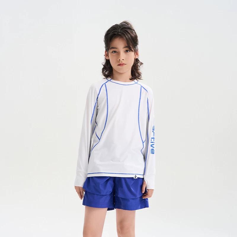 FUN ACTIVE Boy's Cooling Quick-Dry Long Sleeve T-Shirt