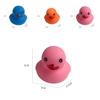 Colorful Small Yellow Duck Squeeze Toy For Swimming Play In Duckling Theme Pool