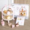 Wooden Simulation Afternoon Tea Cake Dessert Rack Set Children'S Play House Parent-Child Interactive Kitchen Toys