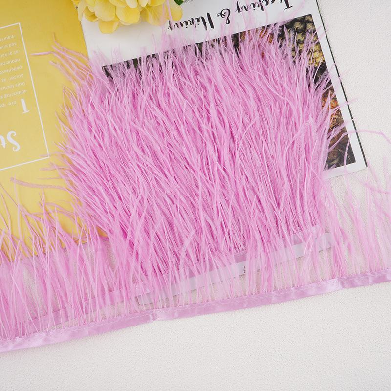 1M 10-13Cm Ostrich Feather Fringed Jewelry Handicrafts Clothing Decorative Accessories