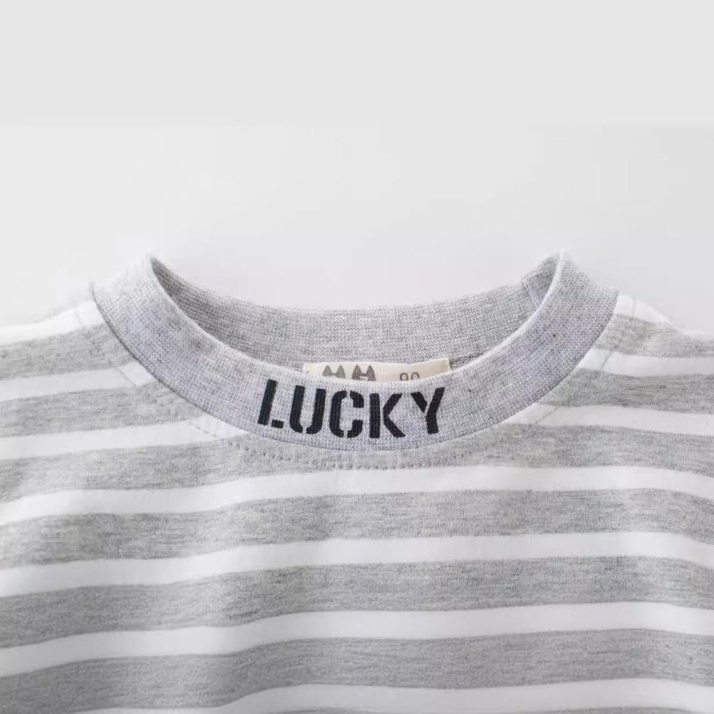 27KIDS 2024 Herbst Mädchen Gestreifte T-Shirts - Kinder Unterziehshirts & Babykleidung