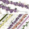 Pack of 8 Multistyle Flower Pendant Necklaces for Women Girls with Adjustable Length Sensitive Skin Friendly Fabric