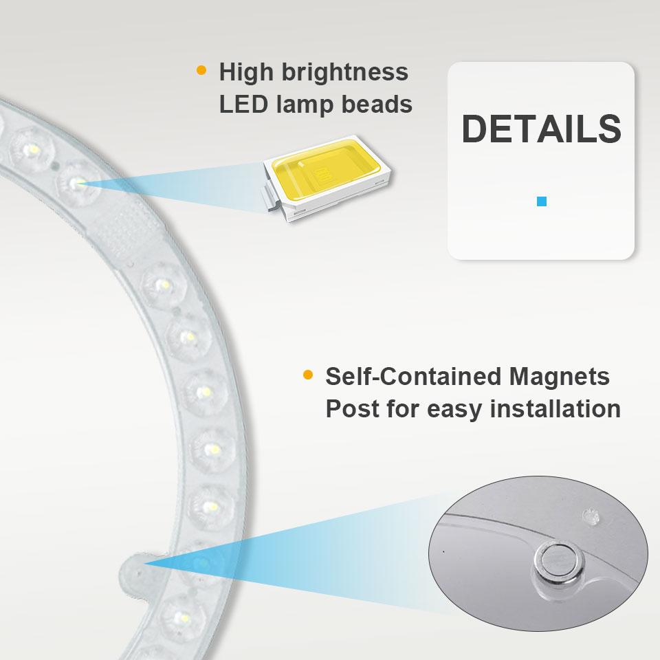 12W 18W 24W 36W LED Ring PANEL Circle Light SMD LED Round Ceiling board circular lamp board AC 220V LED light