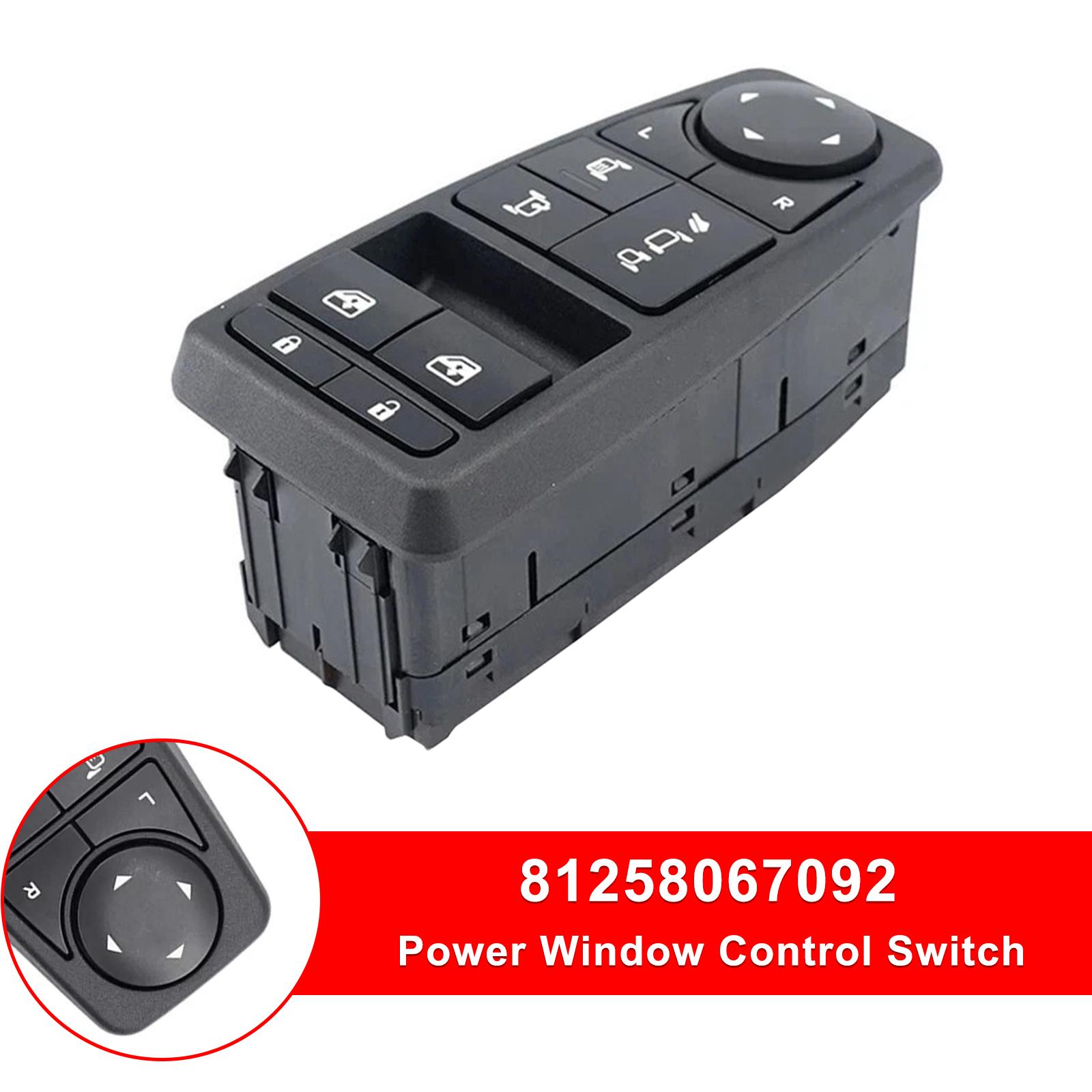 

Power Window Control Switch 81258067092 for Man TGM TGX 81258067107