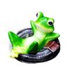 Pond Decor Frog Ornament Garden Pond Water Feature Self Floating Frog Ornament Realistic Detailing Resin Construction