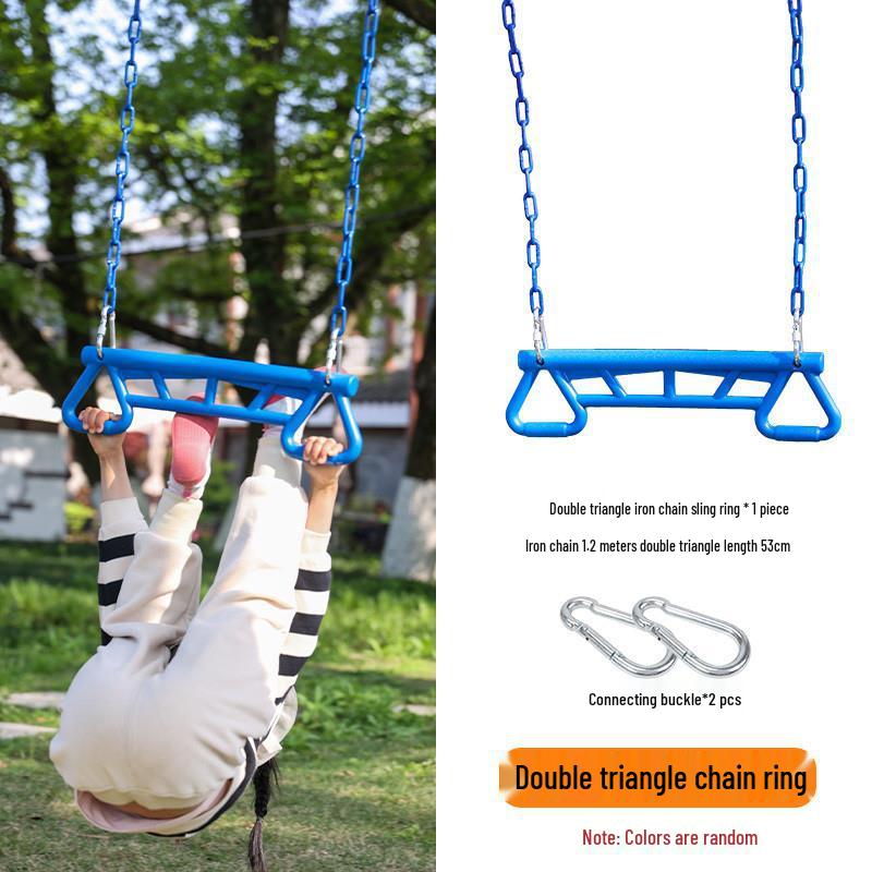Outdoor Kids' Rope Ladder Swing for Sensory Integration and Climbing Activities