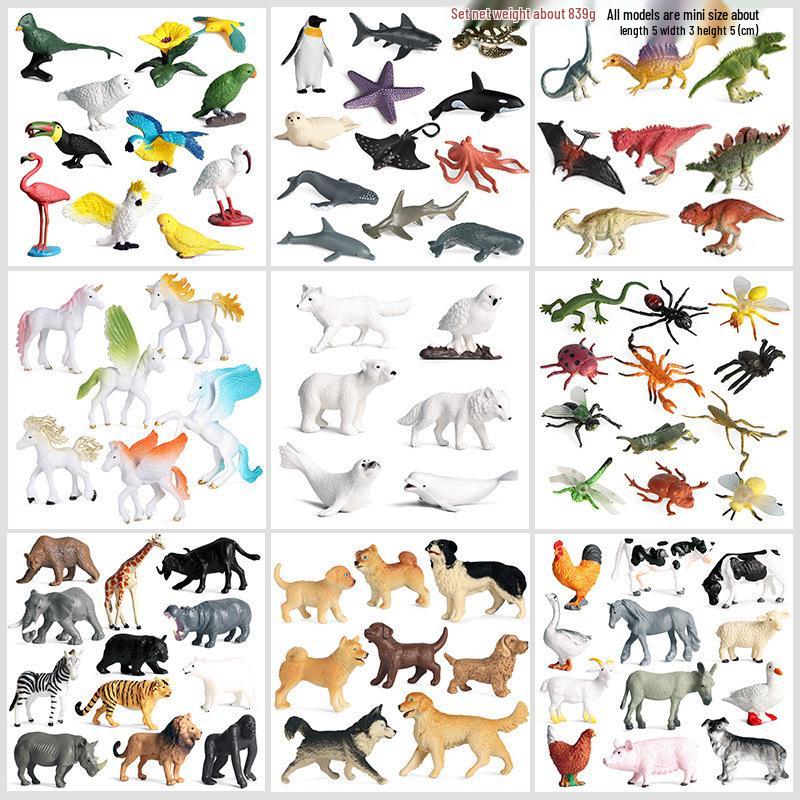 Cross-Border Christmas Wildlife Deer Model Cake Decoration Set