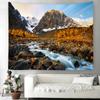Natural Scenery Lake Sunset Decorative Tapestry Home Wall Living Room Office Decorative Tapestry