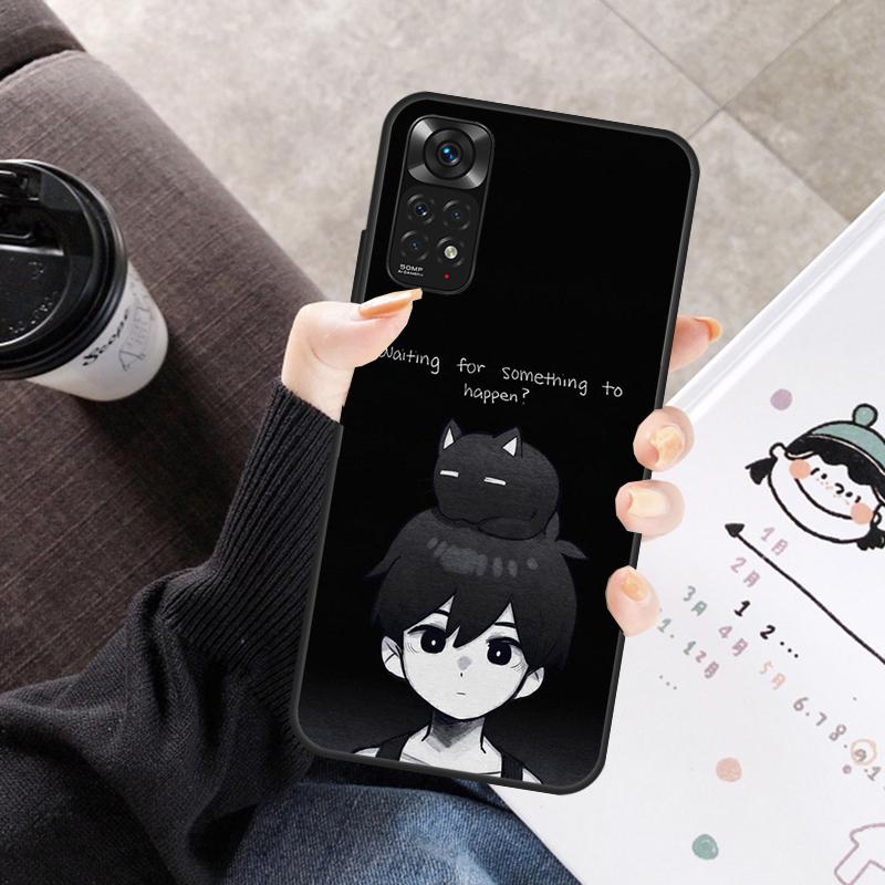 Omori Case For Xiaomi Redmi Note 11 10 9 8 12 Pro 10S 11S 12S Cover For Redmi 9 10 10A 9C 10C 12C