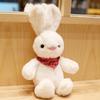 Colorful Rabbit Scarf Plush Toy Cute Cartoon Kid Companion Birthday Gift Doll