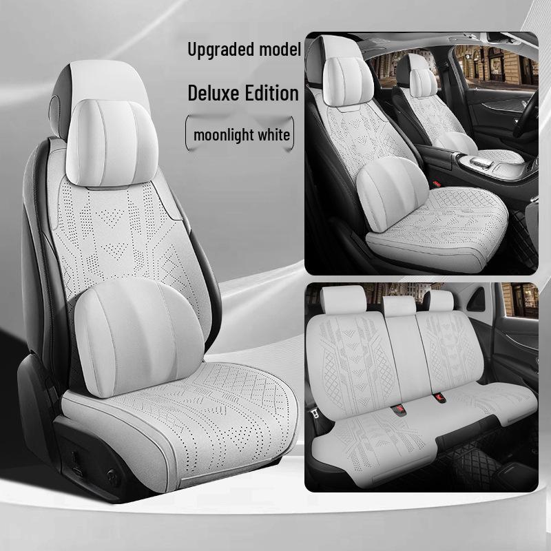 Geely Galaxy L7 Suede Seat Cushions & Covers - Long Teng MAX Asian Games Edition
