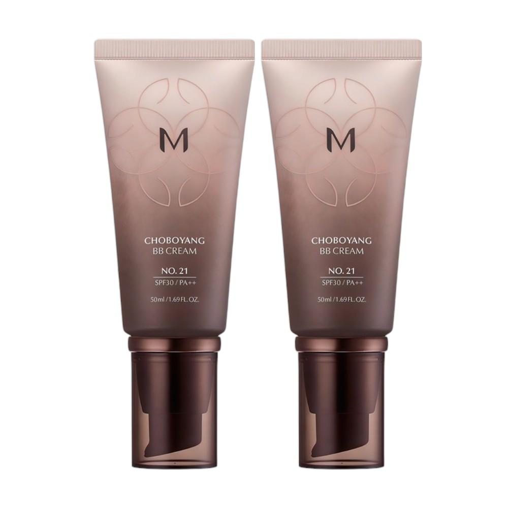 

Missha M Cho Bo Yang BB Cream (No.21 Radiant Beige) SPF30 PA++ Anti-Aging Face Makeup 50ml x 2pcs