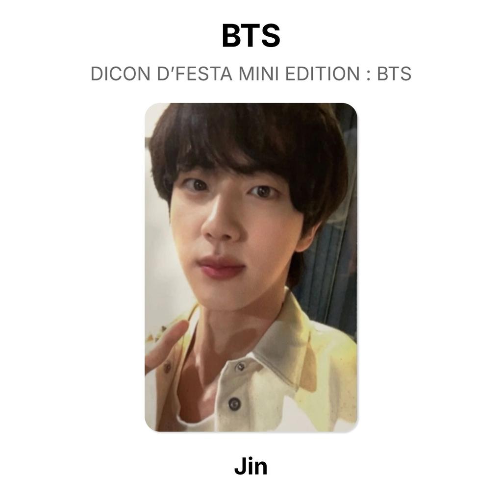 BTS DICON D’FESTA MINI EDITION : BTS Official Photocard