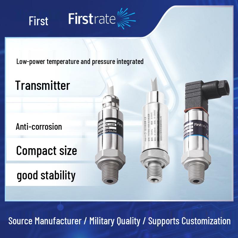Low-Power Integrated Temperature & Pressure Transmitter Sensor with Proportional Output M20×1.5