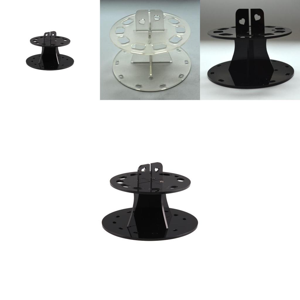 Acrylic Makeup Brush Holder Display Rack For Organizing Ten Brush Sets