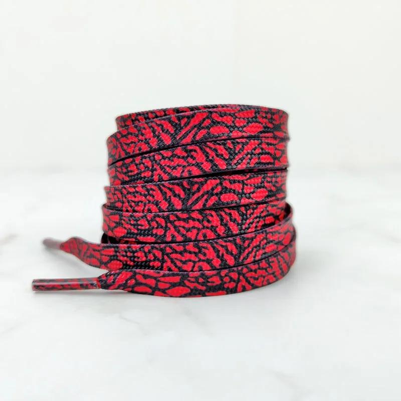 Burst Texture Sneakers Shoelaces Men's Women's Casual Laces Sneakers Fashion Running Rope Laces 120/140/160 CM Shoes Accessories