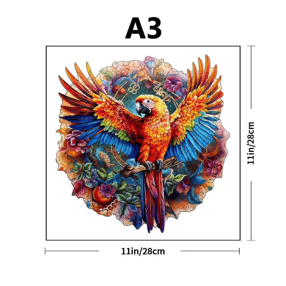 Wooden Jigsaw Puzzles-Wooden Puzzle Adult Unique Shape Advanced Phoenix Wooden Jigsaw Puzzle for Adult, Family Puzzles Gifts