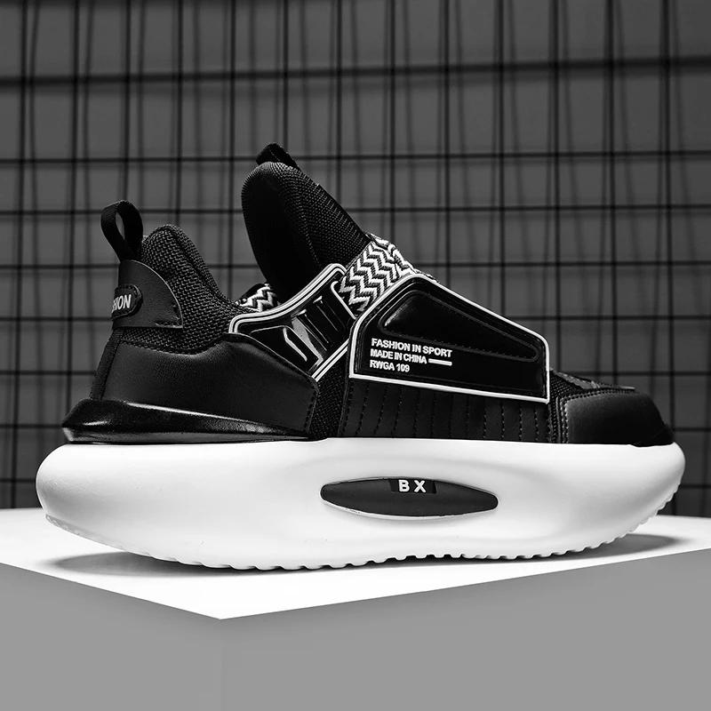 Fashion Men's Running Thick Sole Sneakers Lightweight Casual Men Walking Tennis Basketball Shoes 2025 Sapato Masculino Zapatillas Hombre