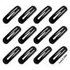 Pack Of 12 Bright Mixture Hair Clamps Thin Not Slip Hairpins For Women Girls Daily Use