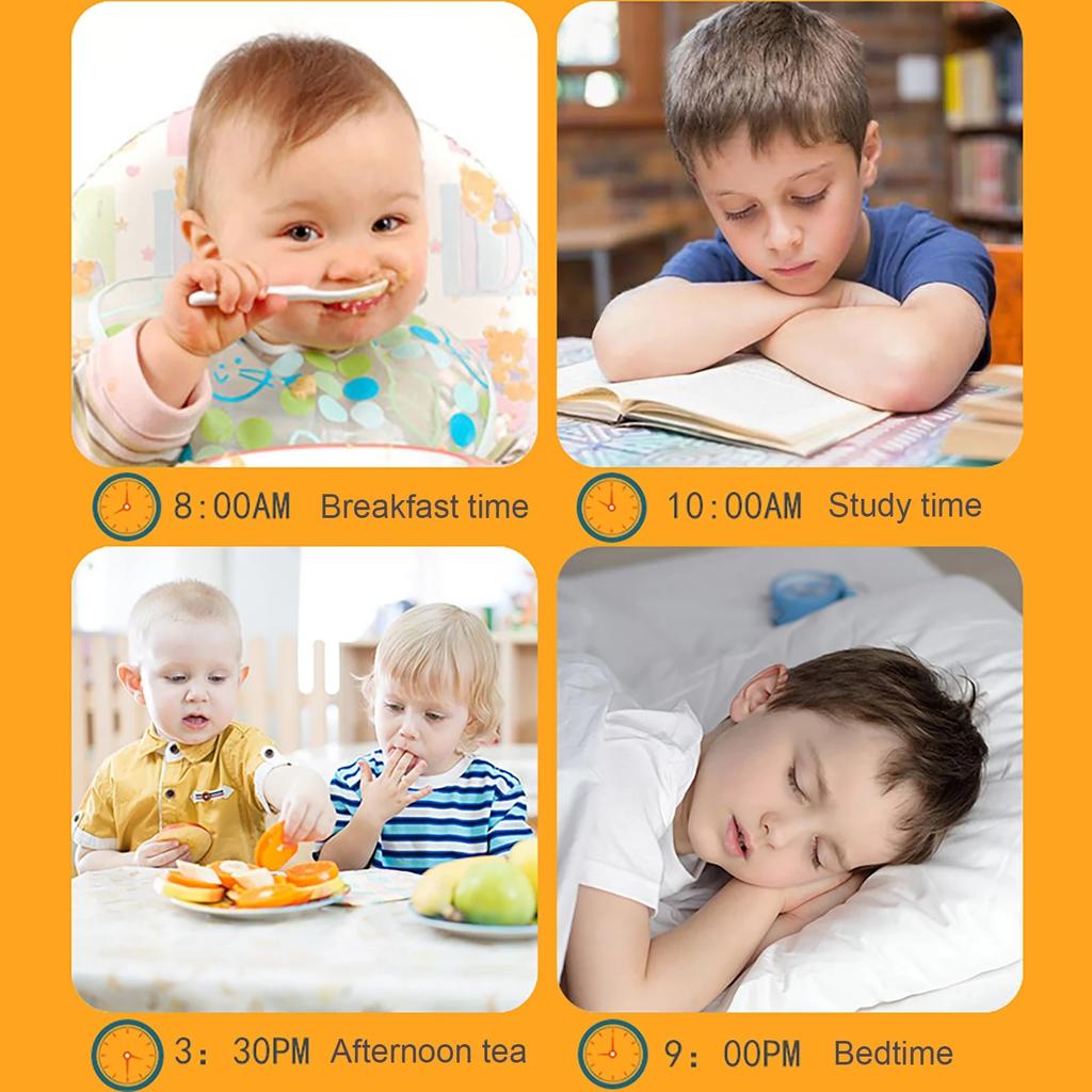Children Montessori Clock Educational Toys Hour Minute Second Cognition Colorful Clocks Jigsaw Toy Kids Early Preschool Teaching