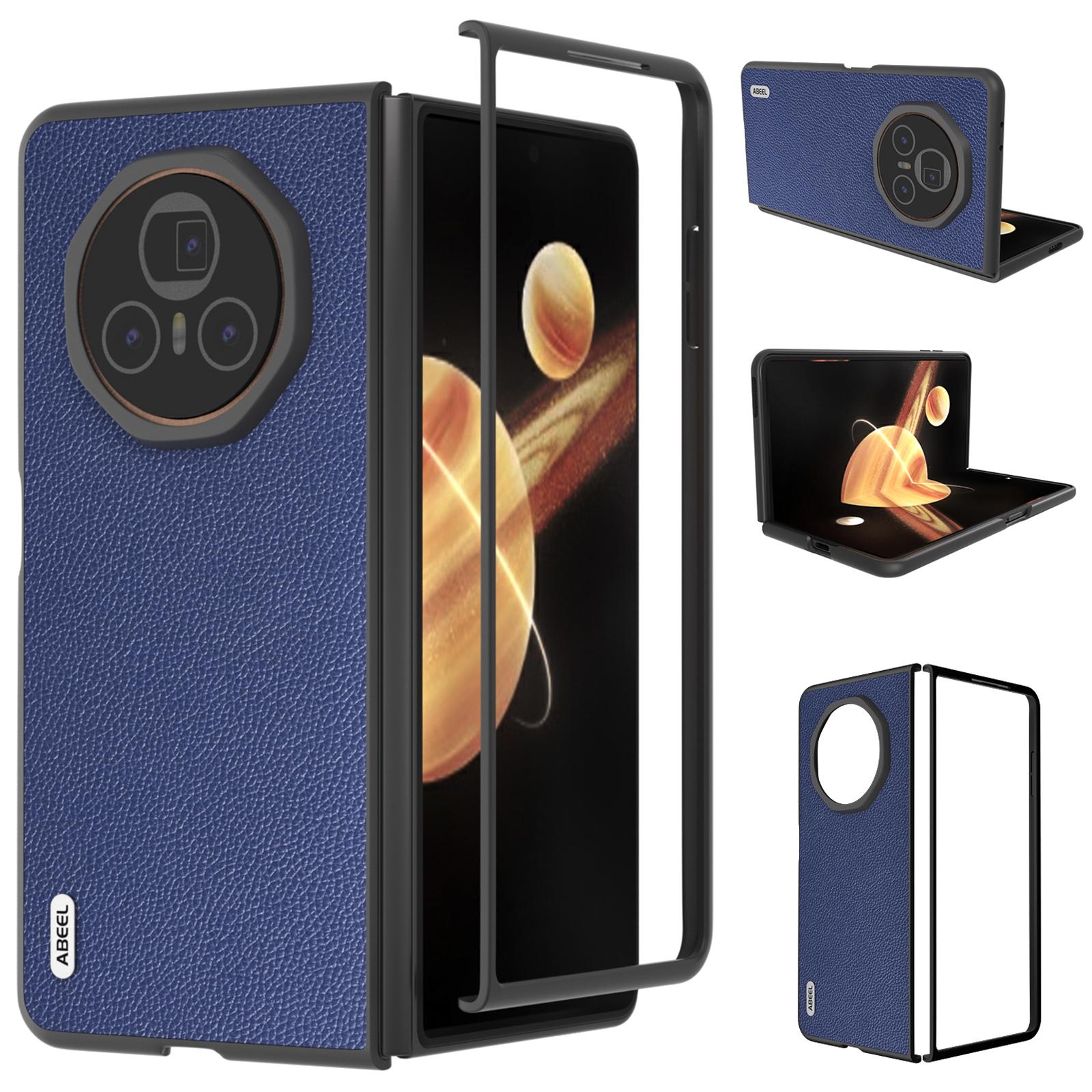 

For Honor Magic V3 5G Case Litchi Texture Non-Slip Phone Cover Blue