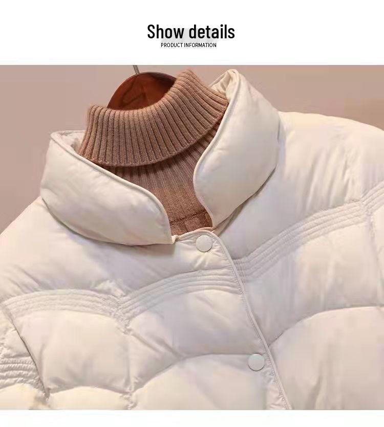 Chice leichte Daunenjacke für Damen - Trendiger Herbst/Winter Stehkragen Bestseller