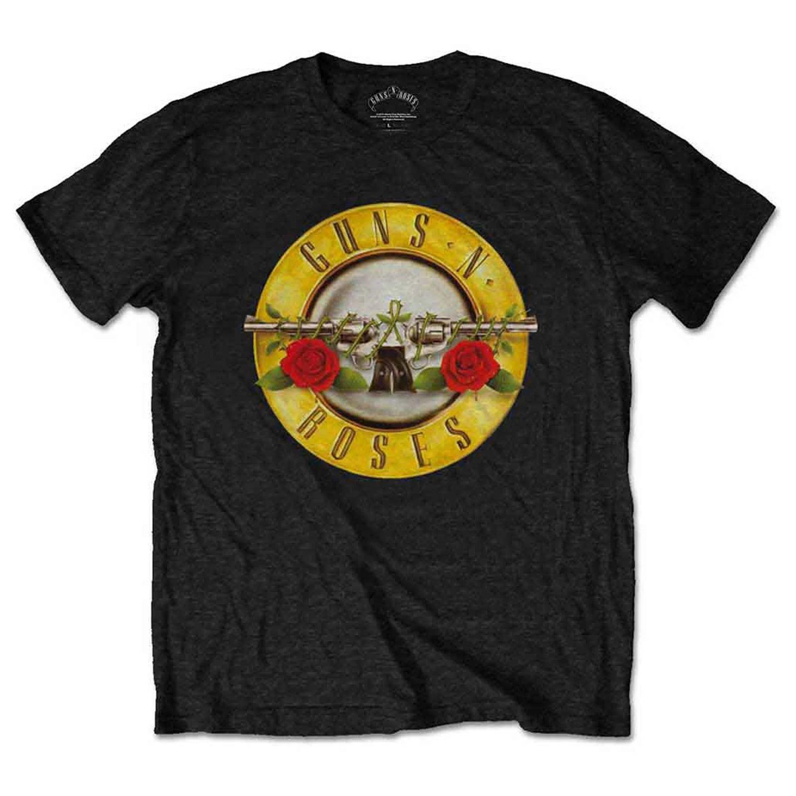 Guns N Roses Classic Band Logo T Shirt S