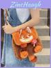 Cartoon Bunny Plush Shoulder Bag For Women With Large Capacity And Cozy Design For Daily Use