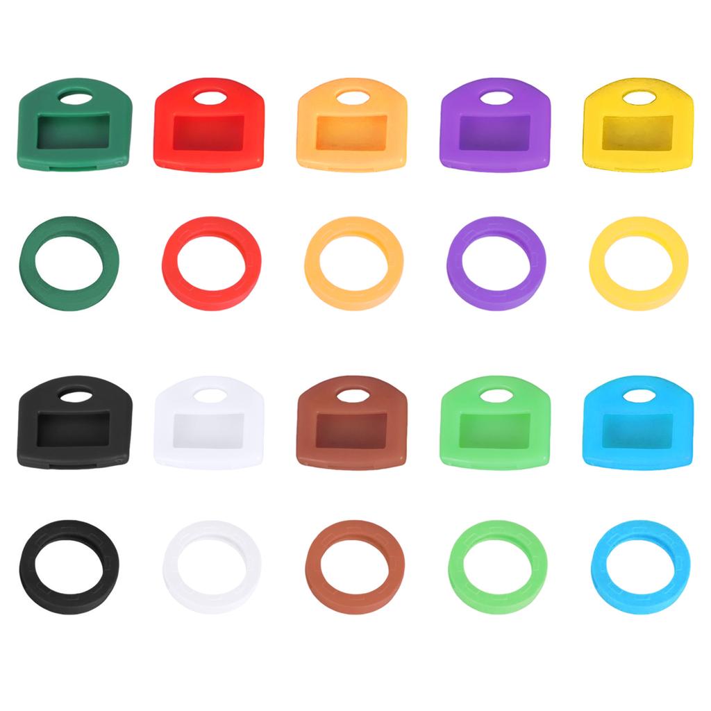 Assorted Key Caps Identifiers Covers For Effective Key Management Feature Silicone In Various Color Fast Easy Key Access