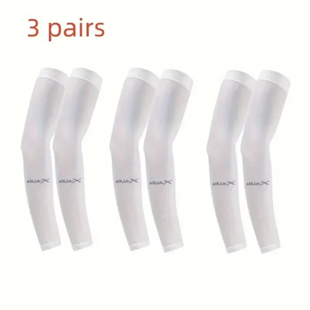 Breathable anti UV arm cover 3 pairs for summer sun protection ideal for travel gardening and beach outing