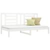 VidaXL Daybed White 90x200 Cm Solid Pine Wood 3108057
