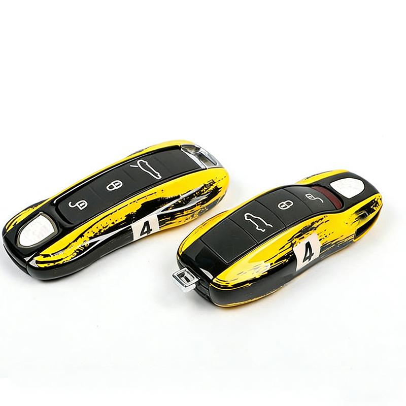 For Porsche Panamera Cayenne Macan 718 Cayman Boxster 911 Taycan 10-25 Car Key Case Protective Shell Cover Various Styles