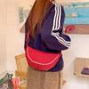 Fashion Harajuku style simple contrasting colors women's dumpling bag spring new commuter travel shoulder messenger bag