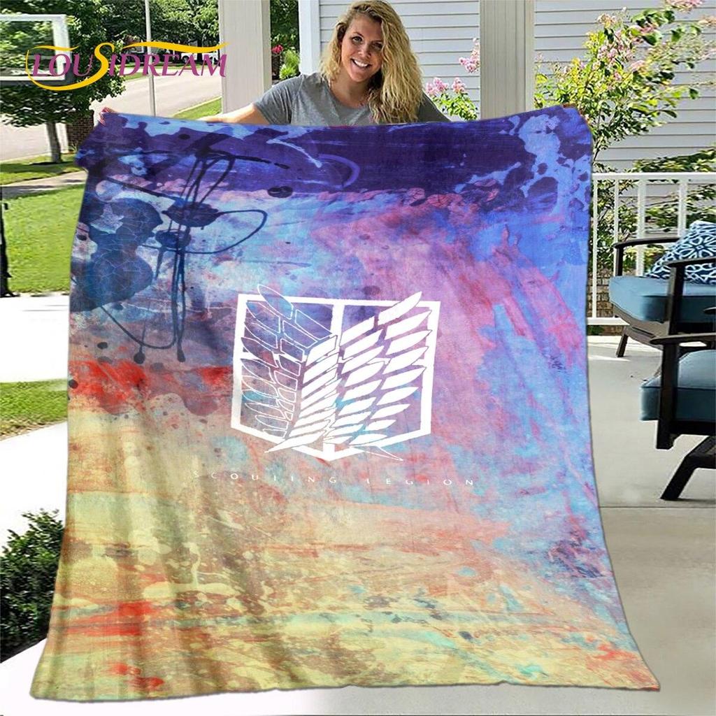 Anime Cartoon Demon Slayer Blanket, Flannel Blanket Throw Blanket, Sherpa Ζεστή Παιδική κουβέρτα για Κρεβάτια Υπνοδωματίου στο Σαλόνι