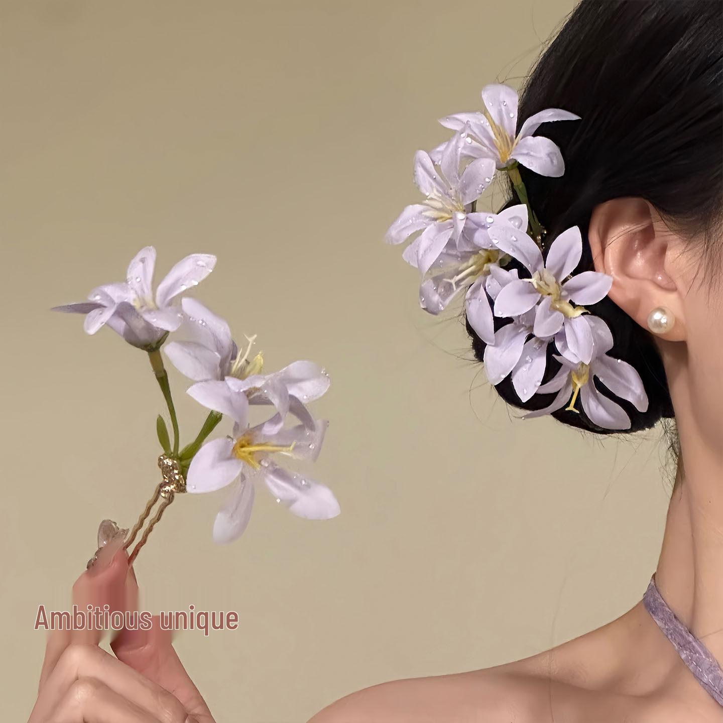 

Chic Floral Fairy Hairpin – Elegant, Versatile Hair Accessory with Fresh, High-End Appeal