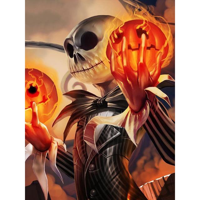 Full Square Diamond Painting Portrait Colorful Animal Diamond Embroidery Wolf Owl Panther Picture of Rhinestones Stitch Cross Christmas Decoration