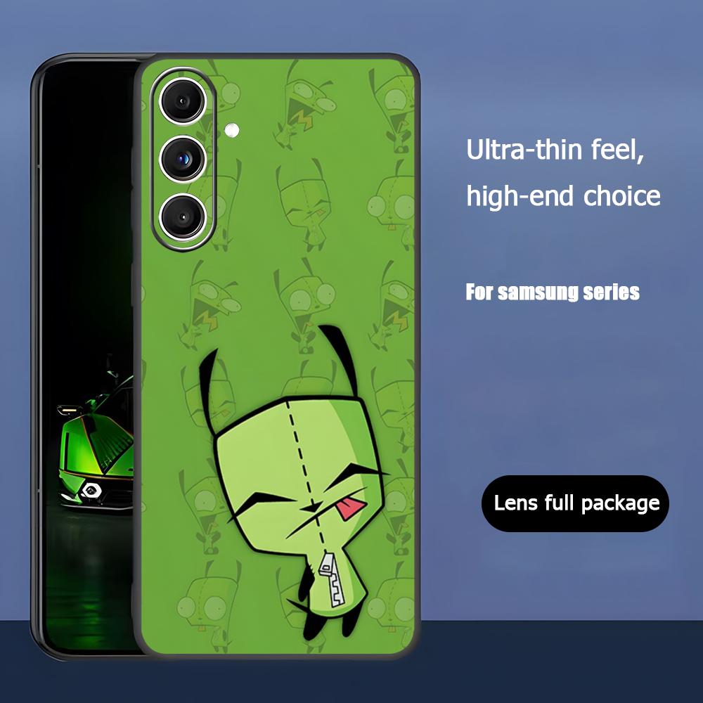 

Invader ZIM Cool Popular Anime Phone Case For Samsung Galaxy S25 S24 S23 S22 S21 S20 Plus Ultra Note20 Soft Black Samsung S23