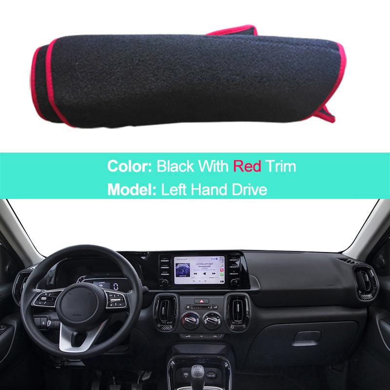 For Kia Sonet 2024 2025 Car Dashboard Mat Rug Cover Decoration Non Slip Pad Windscreen Sun Shade Car Mat Accessories