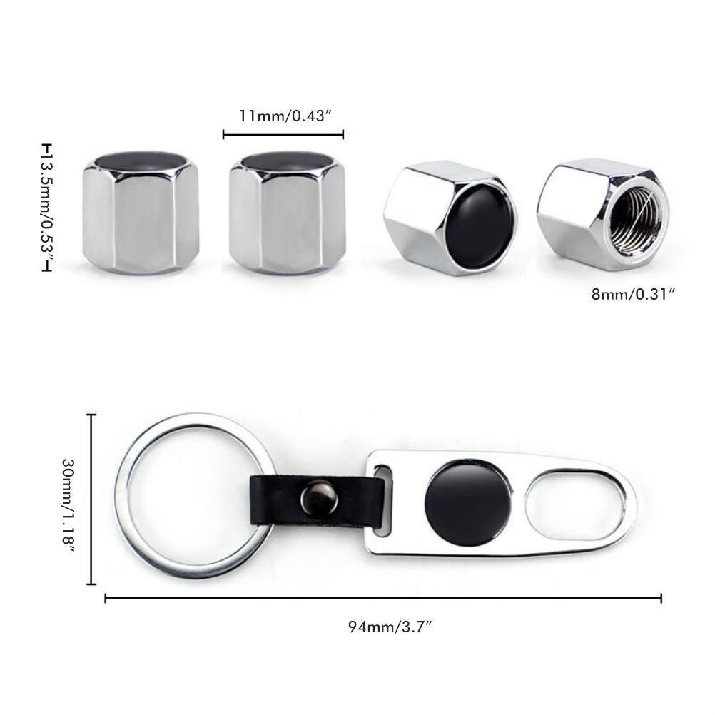 

Американский флаг колпачок клапана покрышки комплект из цинкового сплава колпачки для пылезащитного ключа для автомобиля