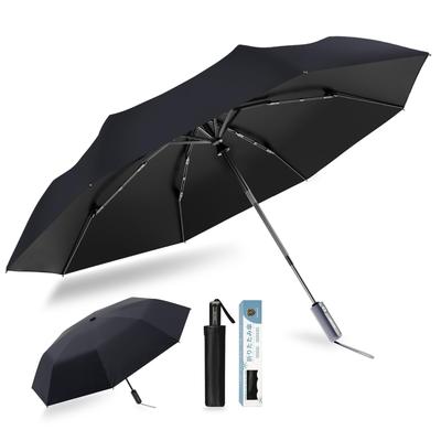 Folding 8 Suitable for Sunny and Rainy Automatic Opening and Complete Sun UV Sun Heat Foldable for Outdoor and Birthday Black Umbrella, Ribs,