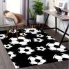 Soccer Ball Pattern Pattern Printed Chair Mat -Decorative Mats for Office Tables,Coffee Tables - Durable and Fashionable Carpet0331283