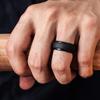 Personality  Silicone Soft Men's Double Wedding Rings Ring Jewelry Gift