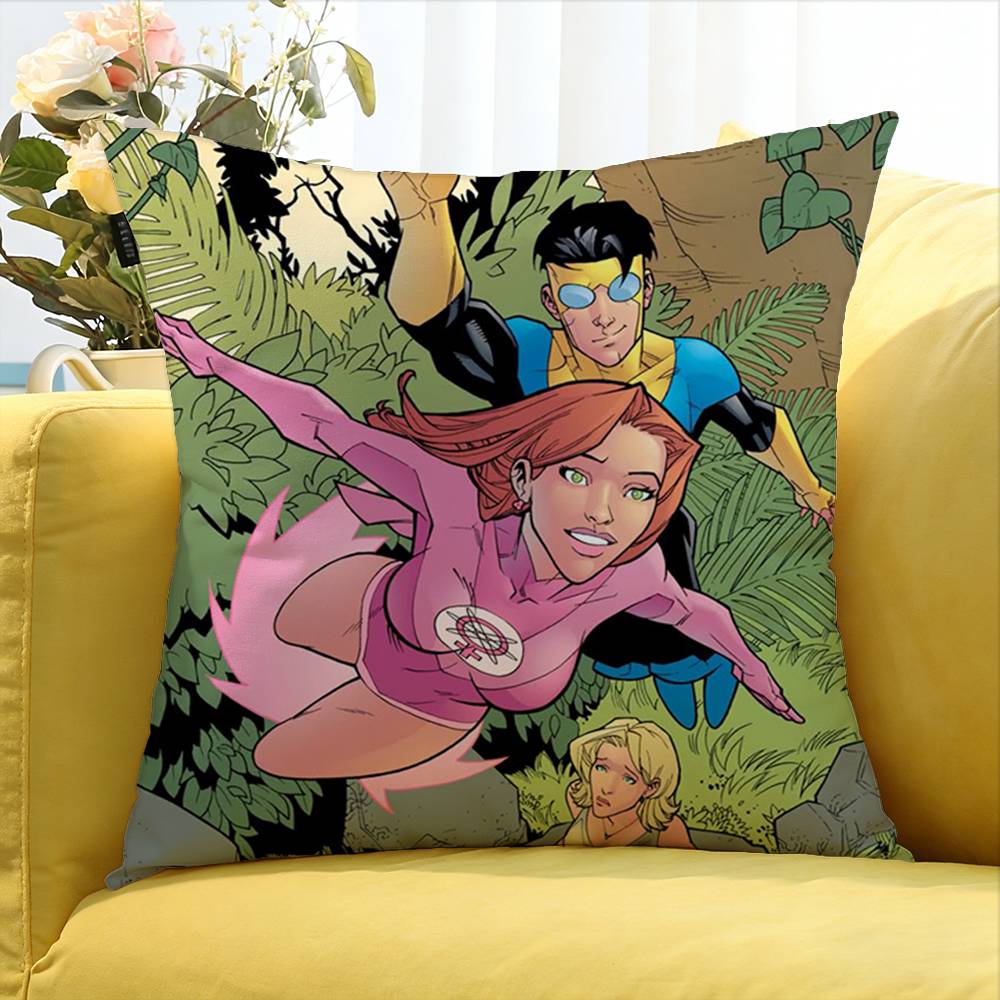 Invincible Various Sizes Square Pillow Case For Car Home Bedchamber Decor